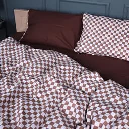 Підковдра MirSon Сатин 22-1369 Classic Checkers 220х240 см (2200010473896) - мініатюра 2