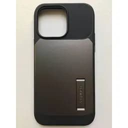 Оригінальний протиударний чохол Spigen Slim Armor (MagFit) MagSafe для iPhone 14 Pro Max (6.7") Gunmetal (ACS04646) - мініатюра 9