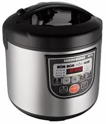 Мультиварка Redmond RMC-M22 Black, 860W, чаша 5л, дисплей, програм 10, керамічне покриття, кнопкове керування