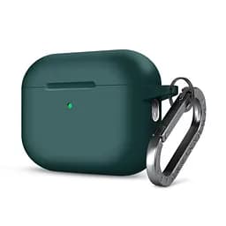 Силіконовий чохол для навушників Apple AirPods Pro 3, Hang Case, зелений, ультратонкий захисний кейс товщиною 2 мм, захист від подряпин, пилу та ударів, компактний, з карабіном для кріплення, ArmorStandart (ARM88272)