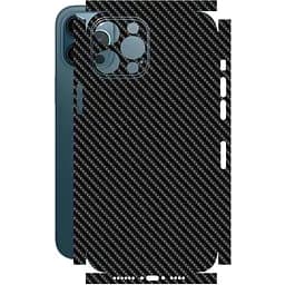 Захисна плівка StatusSKIN для Apple iPhone 12 Pro Max Корпус Вініл Карбон чорний