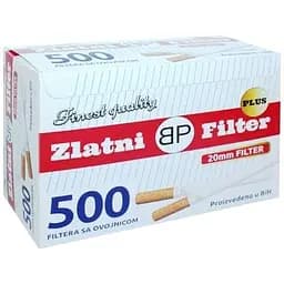 Гільзи для цигарок Zlatni Filter 8х20 мм 500 шт.