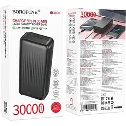 Зовнішній акумулятор Borofone BJ80B 30000mAh 22.5W Black [161217] - мініатюра 5