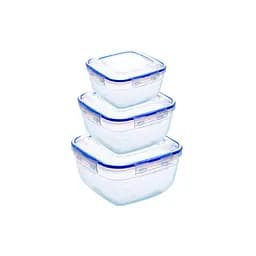 Набор герметичных контейнеров Stars Plast квадратных 3 шт. (94062)