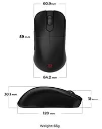 Миша Zowie S2‑DW Black (9H.N4NBE.A2E) - мініатюра 7