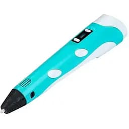 Детская 3D ручка с LCD дисплеем No Brand ЦБ-00215768 голубая