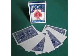 Карти для фокусів United States Playing Card Company Bicycle Blank Face (blue) (808-01) - мініатюра 3