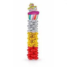 Набір повітряних куль із підставкою й насосом — стійка з кулями "Happy Birthoday", композиція торт, готовий декор для фотозони