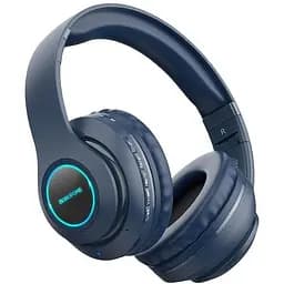 Беспроводные накладные наушники Bluetooth BOROFONE BO17 синий