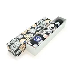 Парасолька жіноча Chanel Kitten автоматична, D-116см, захист від сонця, UV (99%), захист від дощу, каркас - Al+Fe, White-black - мініатюра 2