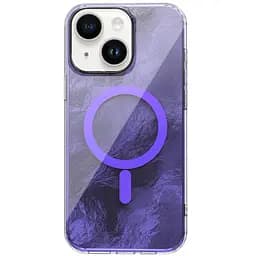 Чохол Epik TPU Shiny Mountain MagFit для Apple iPhone 15, 6.1 Purple