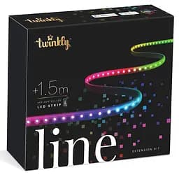 Twinkly Smart LED Twinkly Line RGB, підсвічування плюс 1,5м, Gen II, IP20, кабель чорний