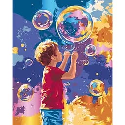 Картина по номерам "Яркие пузыри" Art Craft 10449-AC с металлизированными красками 40х50 см