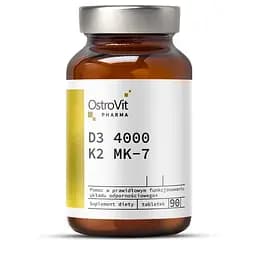 Вітаміни та мінерали OstroVit Queen Fit D3 4000 + K2 MK-7, 90 таблеток