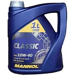 Олива моторна Mannol Classic 10w-40 SN/SM/CF 5 л (22871)