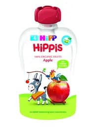 Органічне фруктове пюре HiPP HiPPiS Pouch Яблуко, 100 г