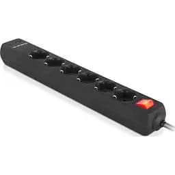 Мережевий фільтр живлення REAL-EL RS-PROTECT 605 3m, black (EL122300041) - мініатюра 3