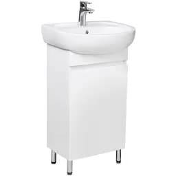 Тумба Мойдодир Фокус 50 з умивальником Solo 50 Білий