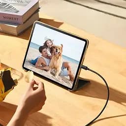 Кабель Baseus USB Type-C to USB Type-C Tungsten Gold Power Delivery 240Вт 1м Black (CAWJ040001) - мініатюра 7
