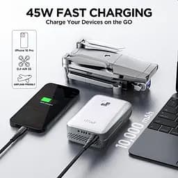 УМБ Litheli Power Bank SE 10000 mAh, 45 W, 2А, Fast Charge (U20BY10-0U000) - мініатюра 4