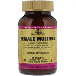 Мультивітаміни для жінок Solgar Female Multiple 60 таблеток