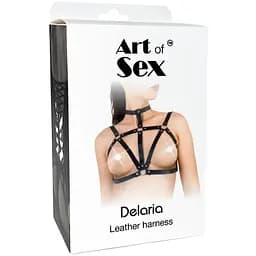 Портупея жіноча Art of Sex - Delaria Leather harness, Чорний