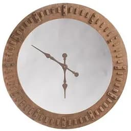 Настінний годинник J-line у ​​дерев'яному корпусі з дзеркальною основою 119 см (82707)