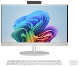 Персональный компьютер моноблок HP (Hewlett-Packard) All-in-One 27 FHD IPS AG, AMD R7-350 AI, 32GB, F2TB, UMA, WiFi, клавиатура+мышь, Win11, белый