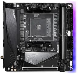 Материнская плата Gigabyte B550I Aorus Pro AX (B550I AORUS PRO AX) (Socket AM4, AMD B550, Mini-ITX)