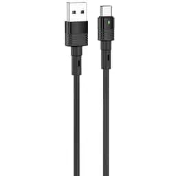 USB Cable Hoco U82 Cool Grace Type-C Black 1m