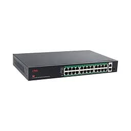 PoE-комутатор некерований 27-портовий ONV ONV-H1024PFD з 24 портами PoE (73-00067) - мініатюра 3