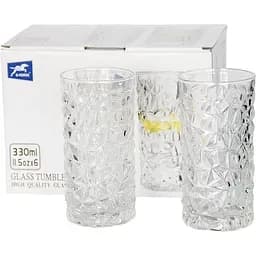 Набір склянок Crystal Barbara G Horse 330 мл 6 шт. (83006014/1_BM6014BH) - мініатюра 2