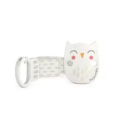 Кліпса для пустушки Suavinex Bonhomia, з атласною стрічкою, біла (307824)