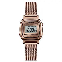 Наручний годинник жіночий 1901MHRG Rose Gold Mesh Skmei acs0030478
