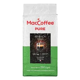 Кава мелена MacCoffee Arabica Crema Pure, натуральна, смажена, 250 г (882594) - мініатюра 3