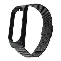 Ремінець Міланська Петля Mi Band 5/6 Black