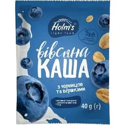 Каша вівсяна Holm's light food з чорницею та вершками 40 г