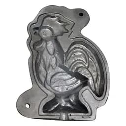 Форма для приготування домашніх льодяників та відливу шоколаду "Циганський Півень" 17 см, Ласунка Металлик 81828