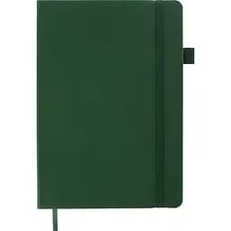 Блокнот діловий Buromax Logo2U Brief А5 96 арк. в лінійку обкладинка штучна шкіра зелений (BM.295204-04)