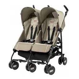 Прогулянкова коляска для двійні Peg-Perego Pliko Mini Twin Class Beige, бежевий (IP04280000SU36SU56)