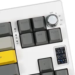 Клавіатура Epomaker Shadow-X Wisteria Linear White механічна бездротова (SHX-W-WL) - мініатюра 6