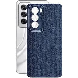 Захисна плівка StatusSKIN для Oppo Reno12 Корпус Вініл Соти сині