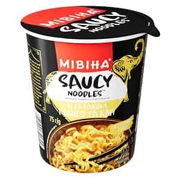 Вермишель быстрого приготовления Мивина Saucy Noodle со вкусом манго и карри, негостра 75 г