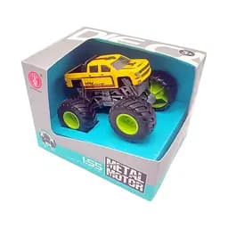 Машина металлическая 149A, коробка 12*9*9см Желтый