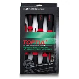 Комплект отверток изолированных (1000V) 7ед. Toptul hoz0007685