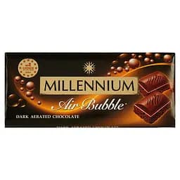 Уцінка. Шоколад Millennium чорний пористий 85 г (849568)  - мініатюра 1