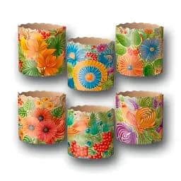 Форми для випічки паски Петреківка 9х8.5 см 50 шт.