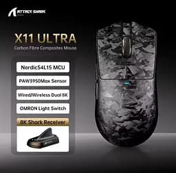 Мишка ігрова бездротова Attack Shark X11 ULTRA - мініатюра 2