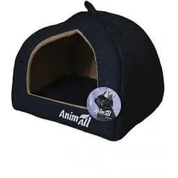 Будиночок AnimAll Piter M для собак темно-синій 41×41×32 см