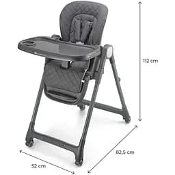 Стільчик для годування Kinderkraft Tulo Grey (KHTULO00GRY0000) - мініатюра 2